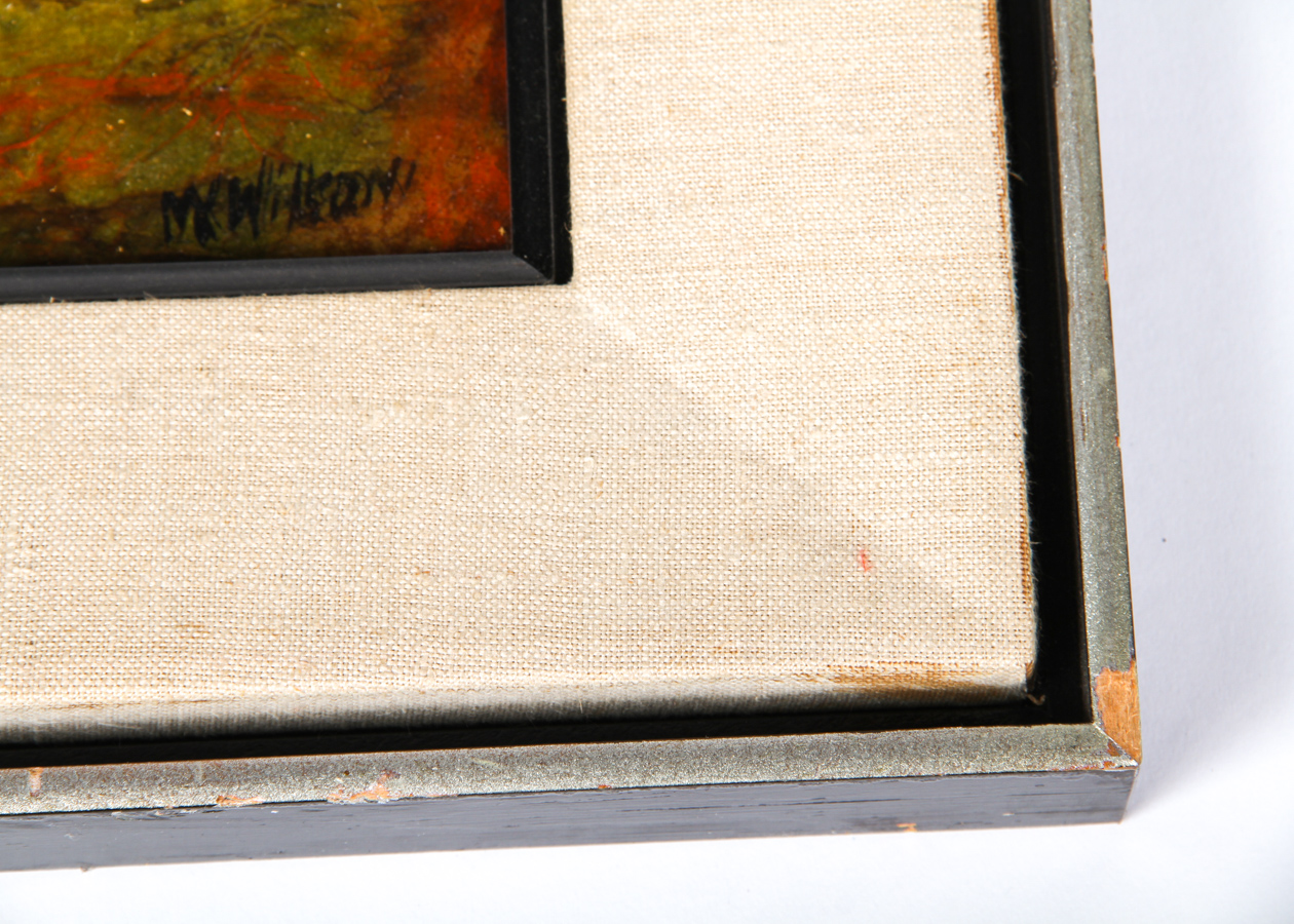 Golden Gate Bridge Oil Painting on Paper