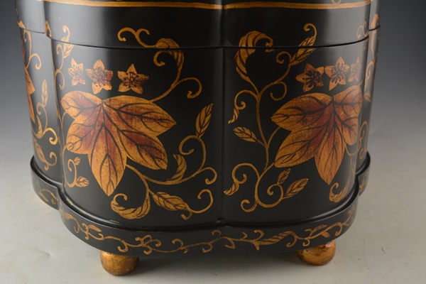 Sarreid, Ltd. Six Panel Pumpkin Shape Box