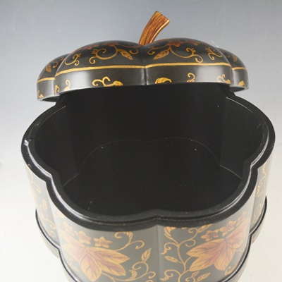 Sarreid, Ltd. Six Panel Pumpkin Shape Box