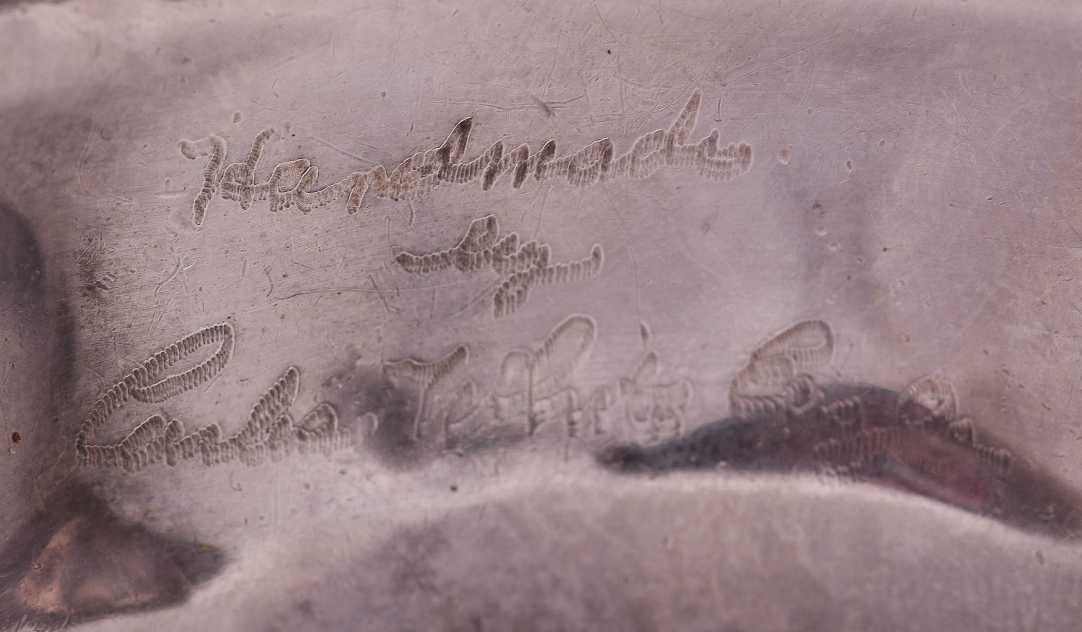 Carlos White Eagle Navajo Handmade Sterling Silver Turquoise Cuff Bracelet