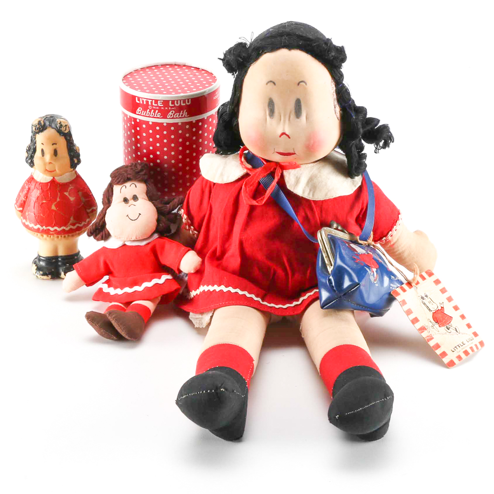 Vintage Set of Little Lulu Dolls