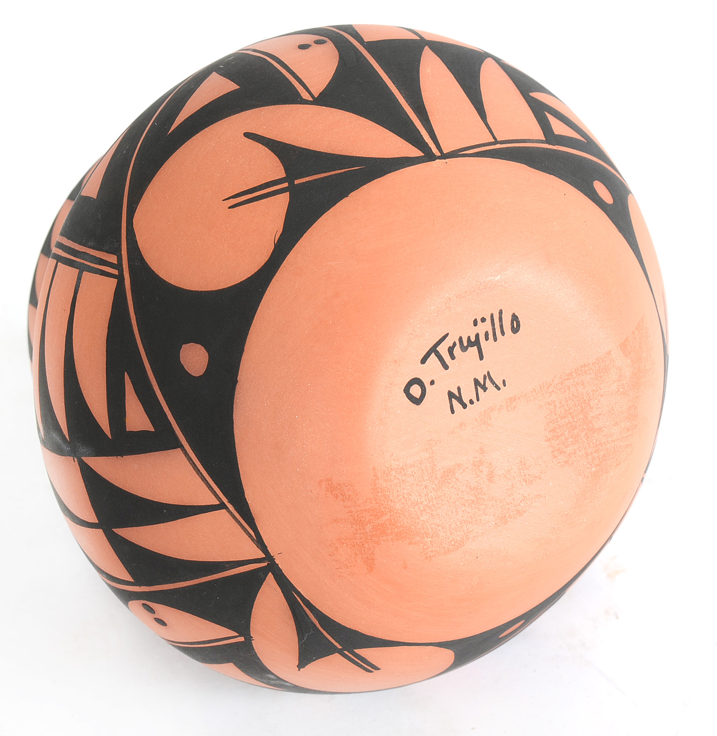 Collection of Acoma Pueblo Pottery Signed by D. Trujillo