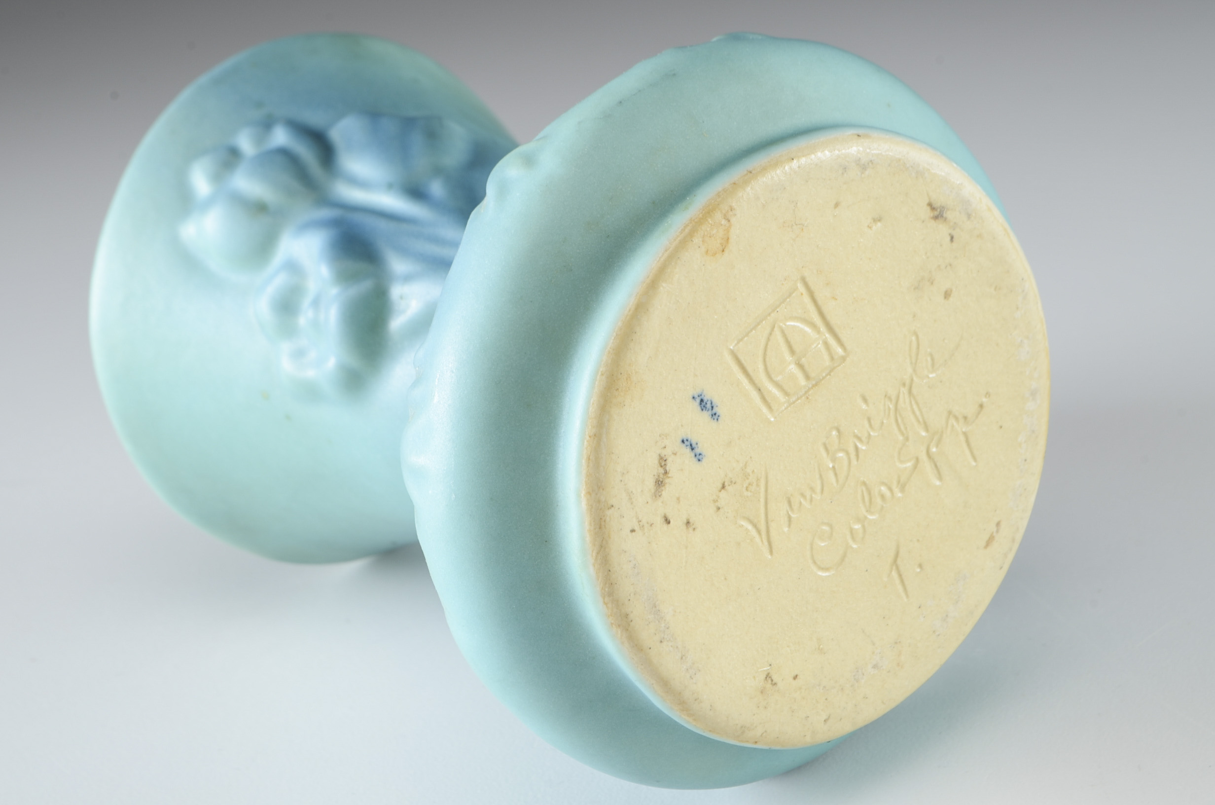 Vintage Van Briggle Turquoise Vases