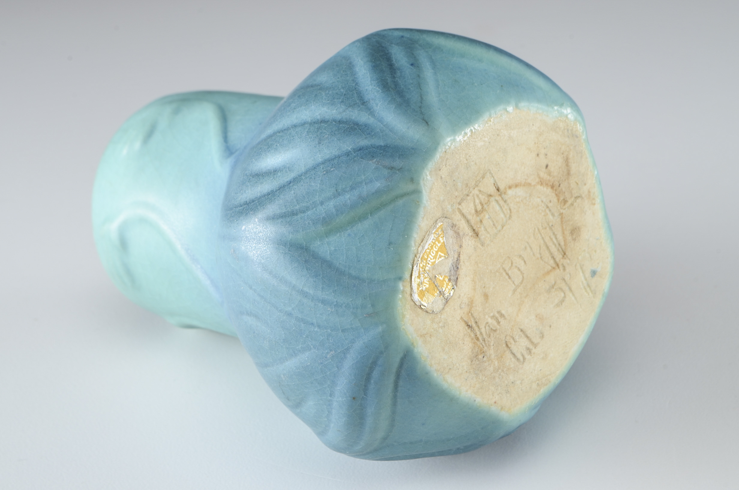 Vintage Van Briggle Turquoise Vases