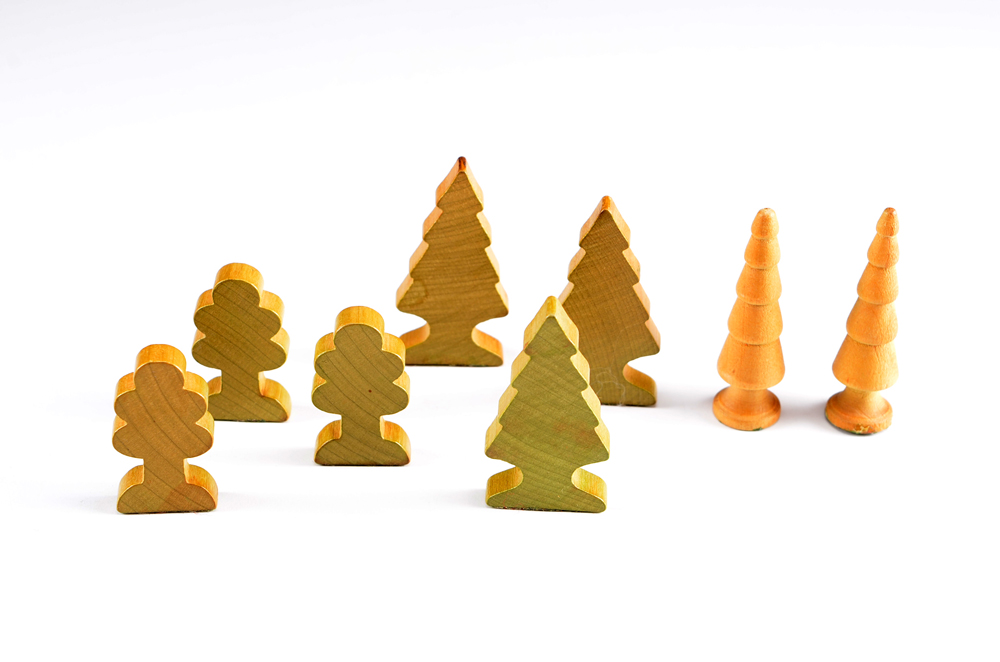 Vintage German Nativity and Wooden Austrian Village