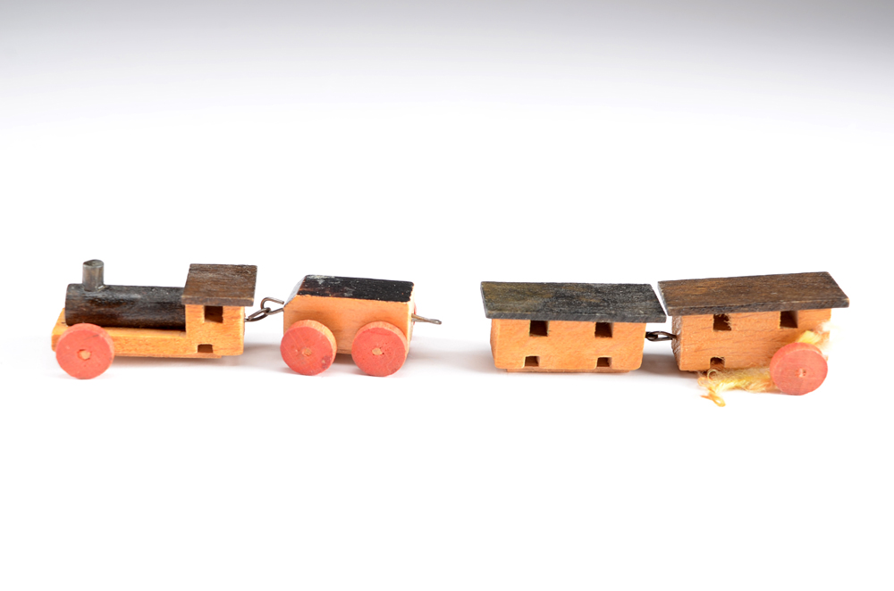 Vintage German Nativity and Wooden Austrian Village