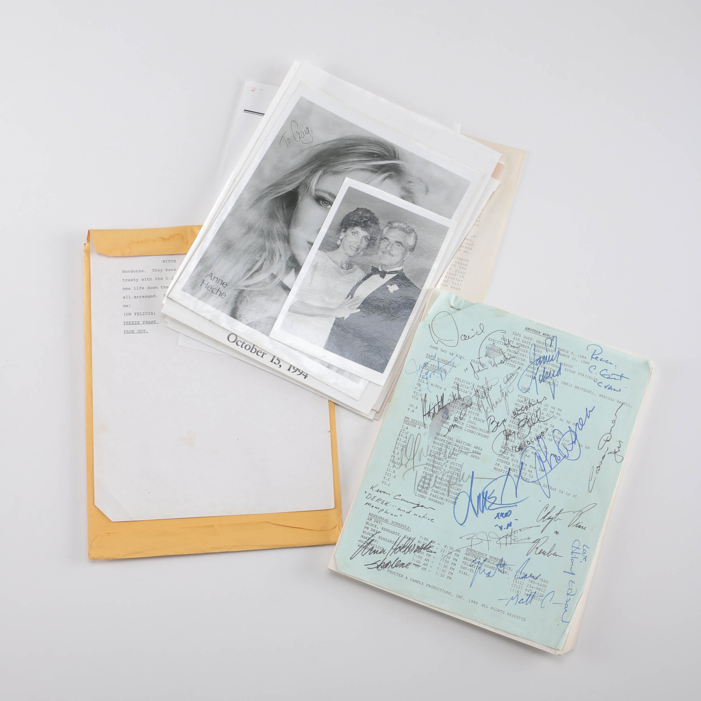 "Another World" Fan Memorabilia