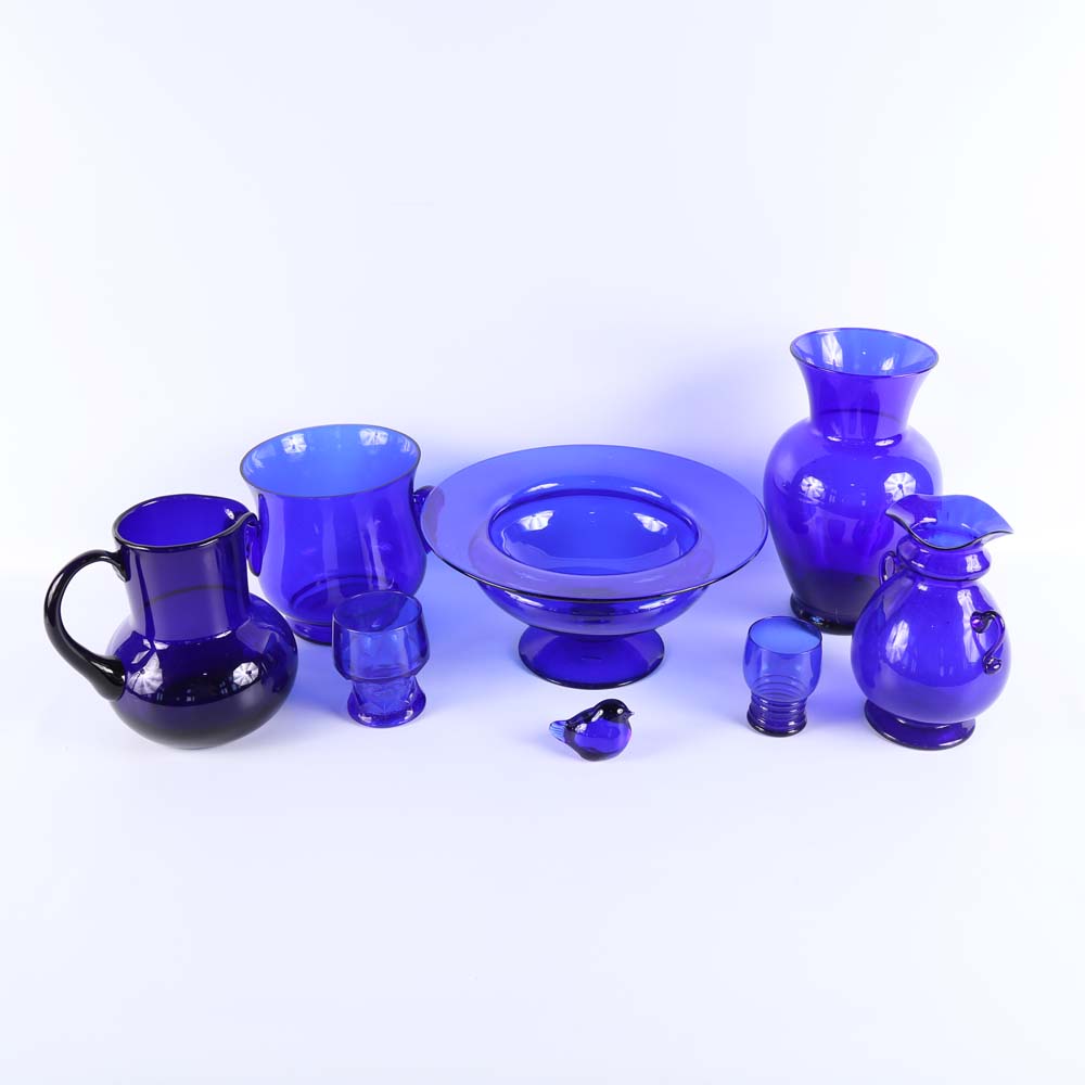 Cobalt Glass Collection