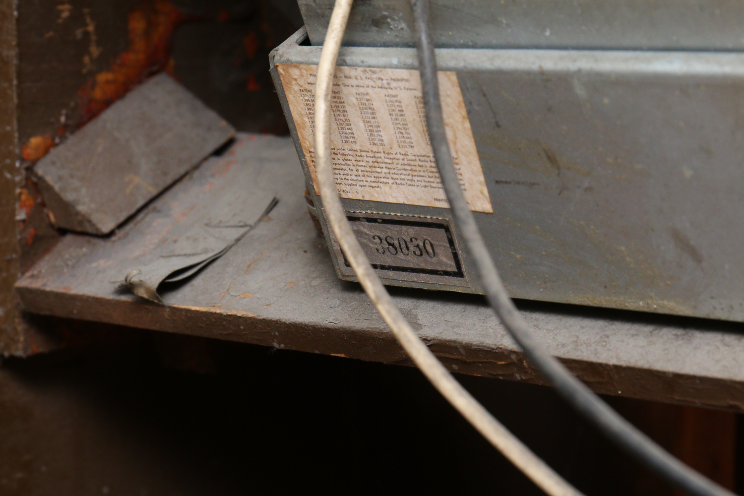 1940s Philco Radio Cabinet With Record Player