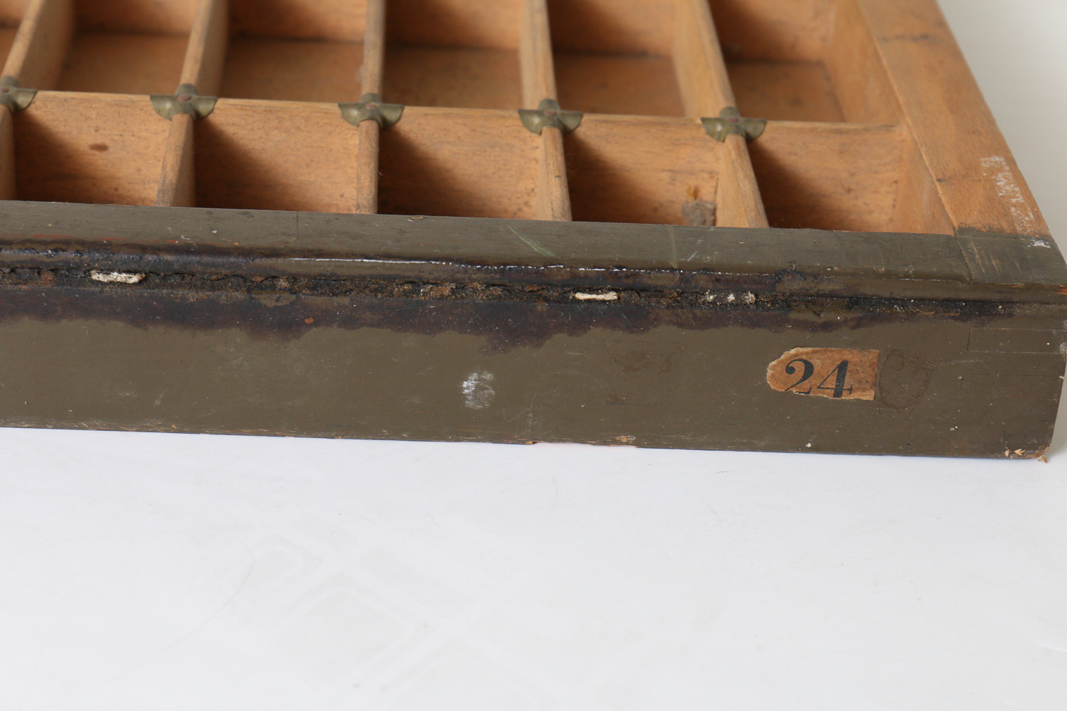 Vintage Wood Letterpress Drawer