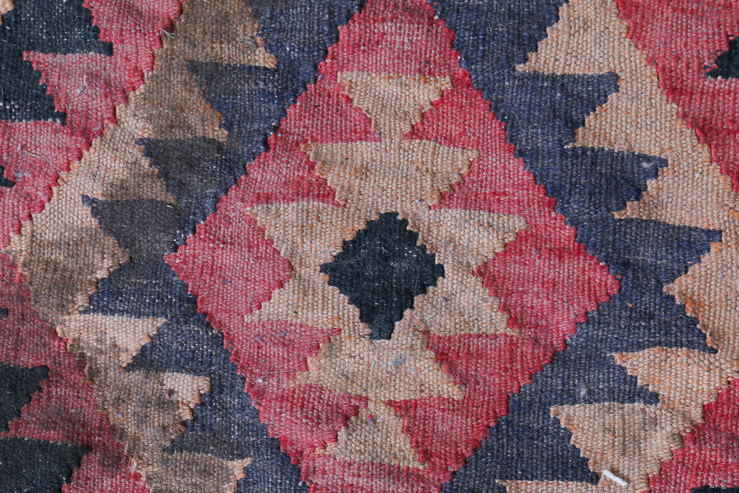 Vintage Handwoven Anatolian Kilim Rug