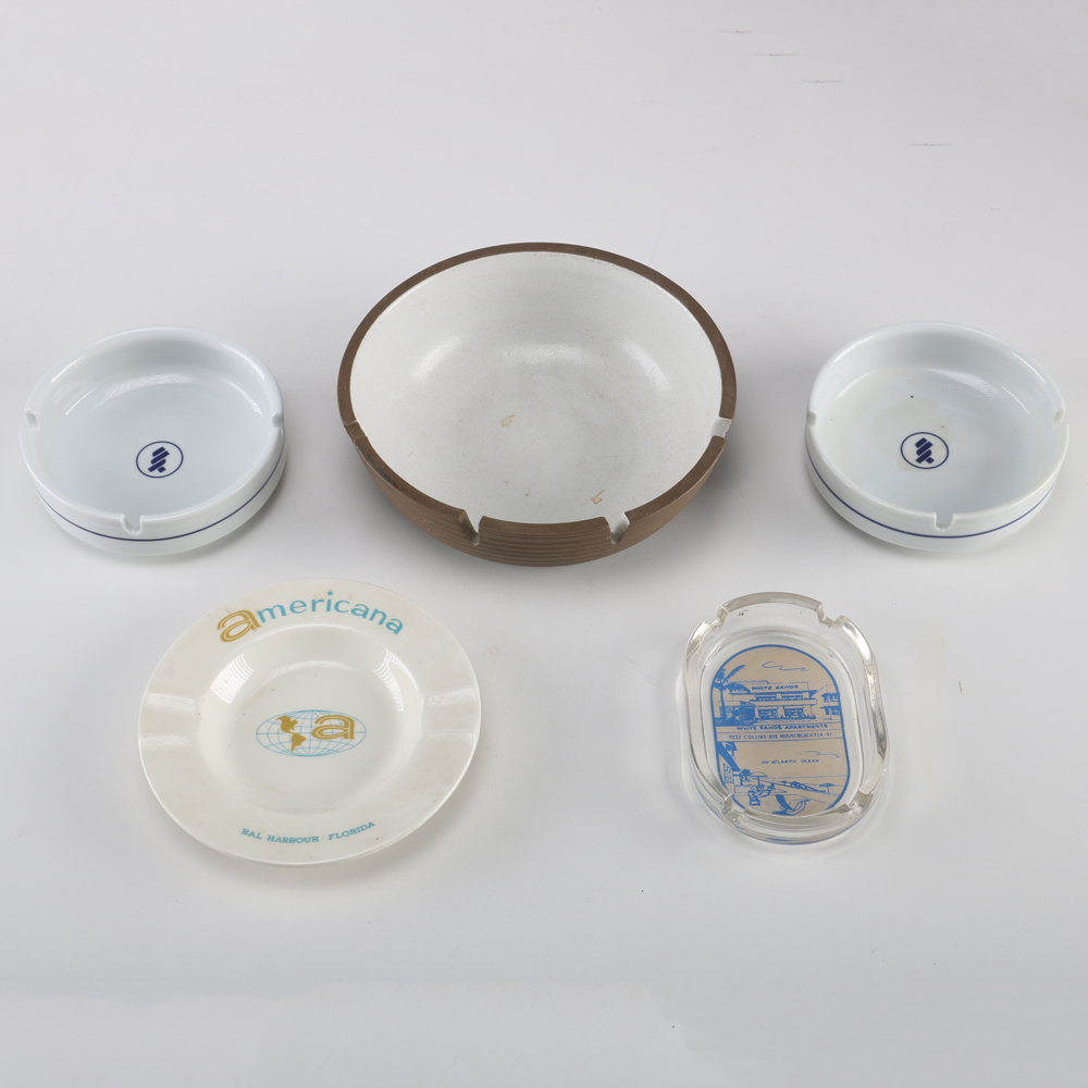 Collection of Vintage Ash Recievers