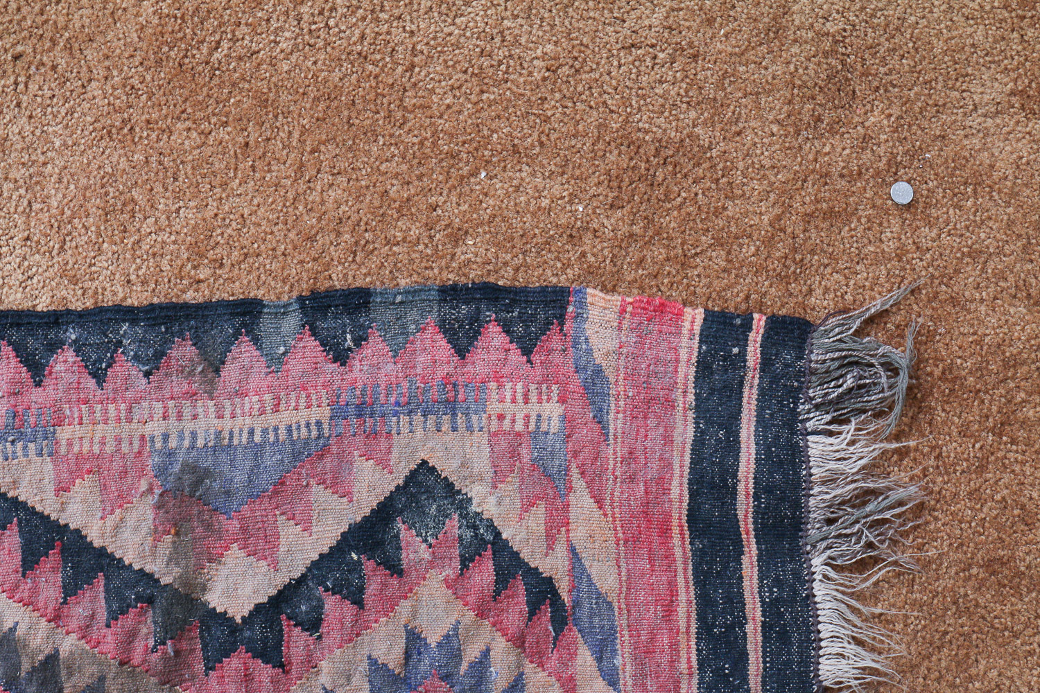 Vintage Handwoven Anatolian Kilim Rug