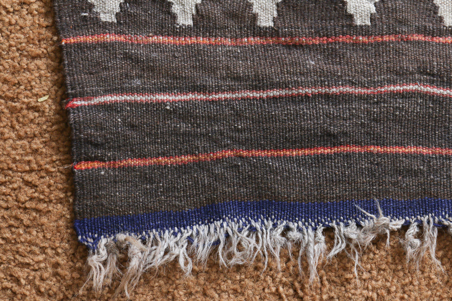 Handwoven Turkish Kilim Area Rug