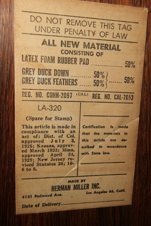 Vintage Eames Lounge Chair and Ottoman by Herman Miller