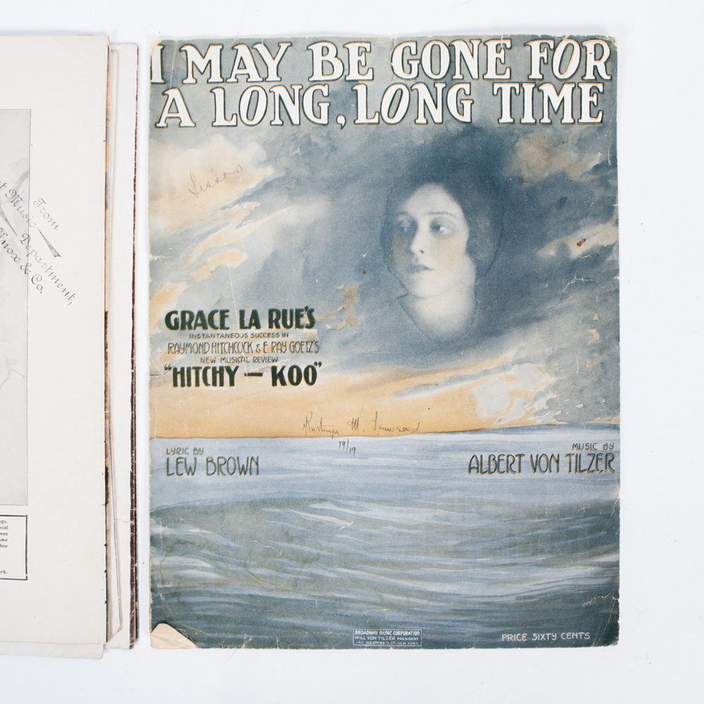 Vintage Sheet Music for Military Love Songs