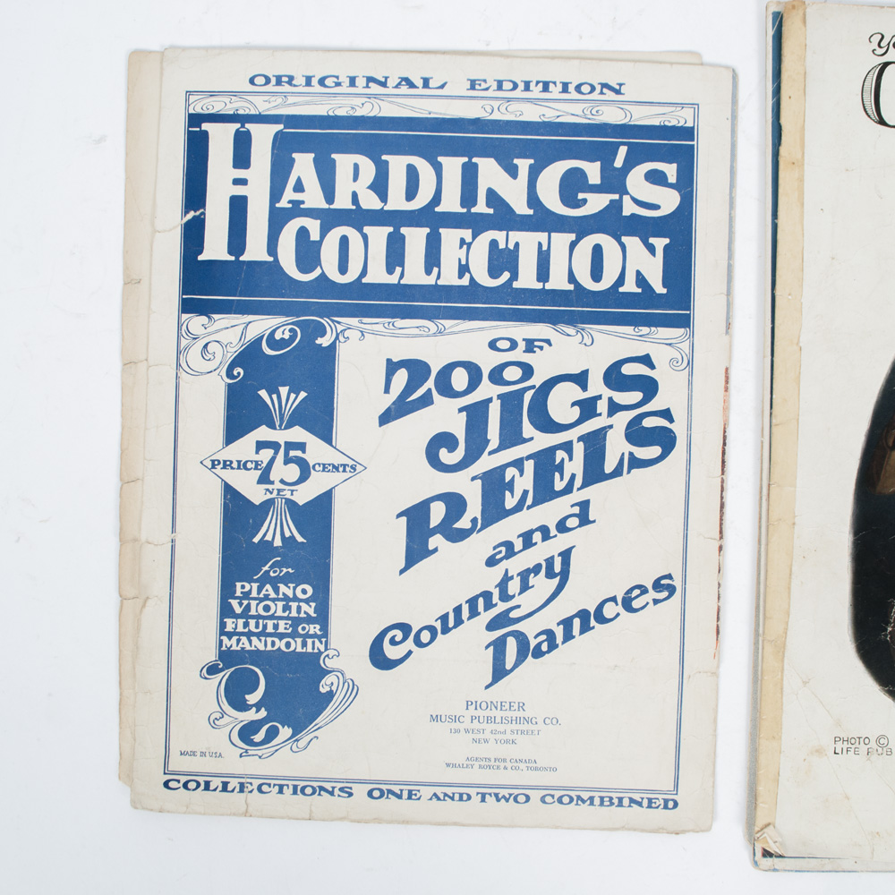 Vintage Sheet Music for Military Songs