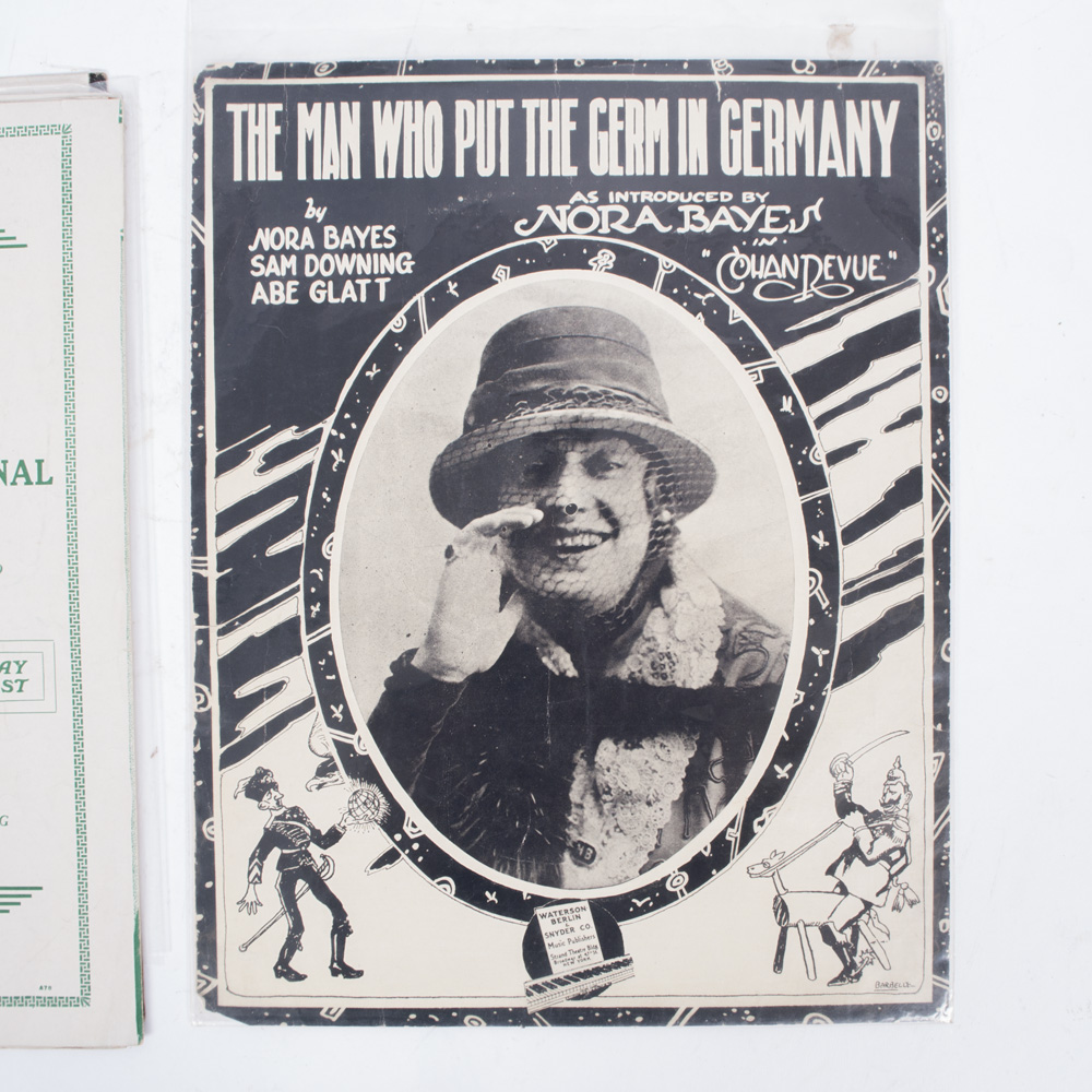 Vintage Sheet Music for World War II Songs