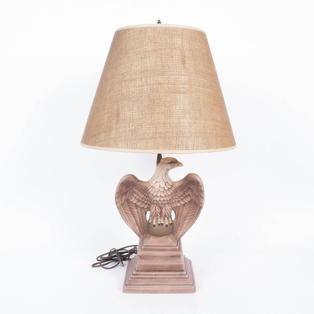 Vintage Eagle Table Lamp