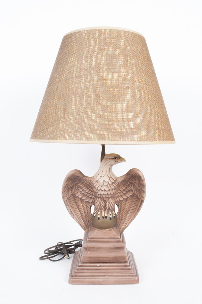 Vintage Eagle Table Lamp