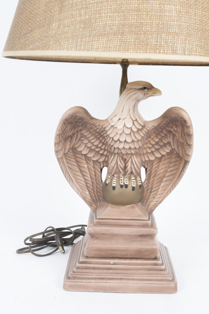 Vintage Eagle Table Lamp