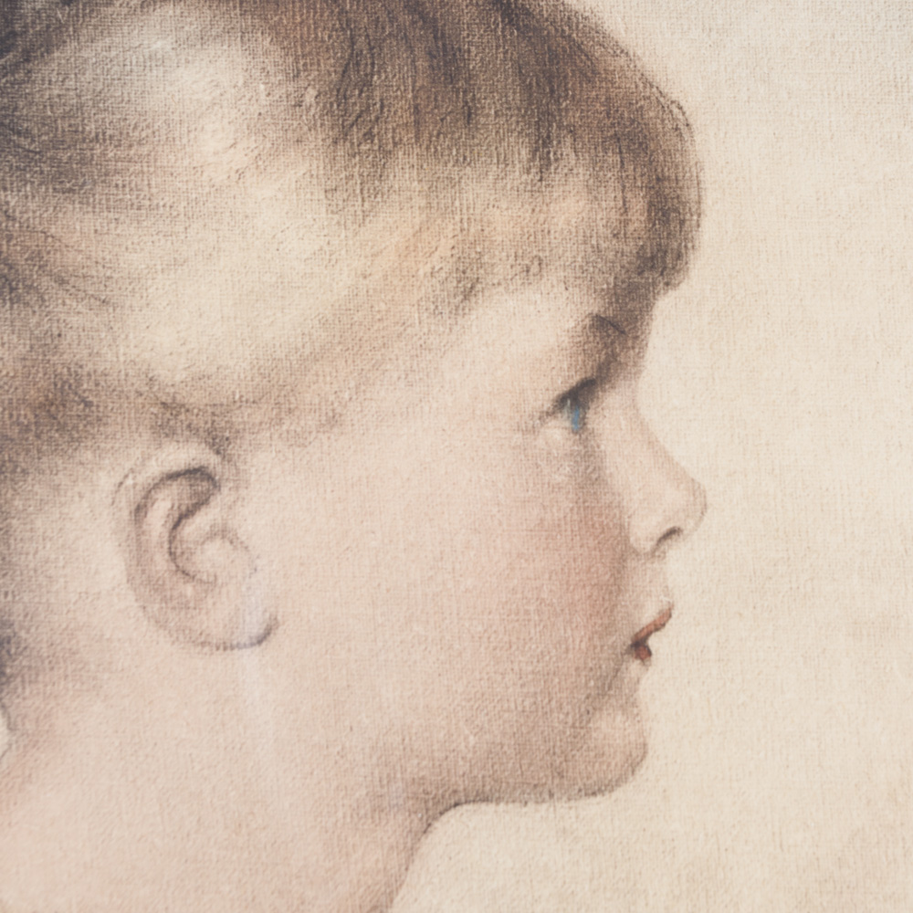 Vintage Prints After Pastel Portraits