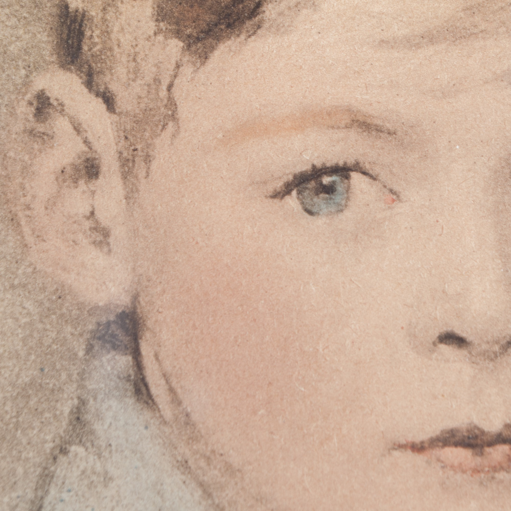 Vintage Prints After Pastel Portraits