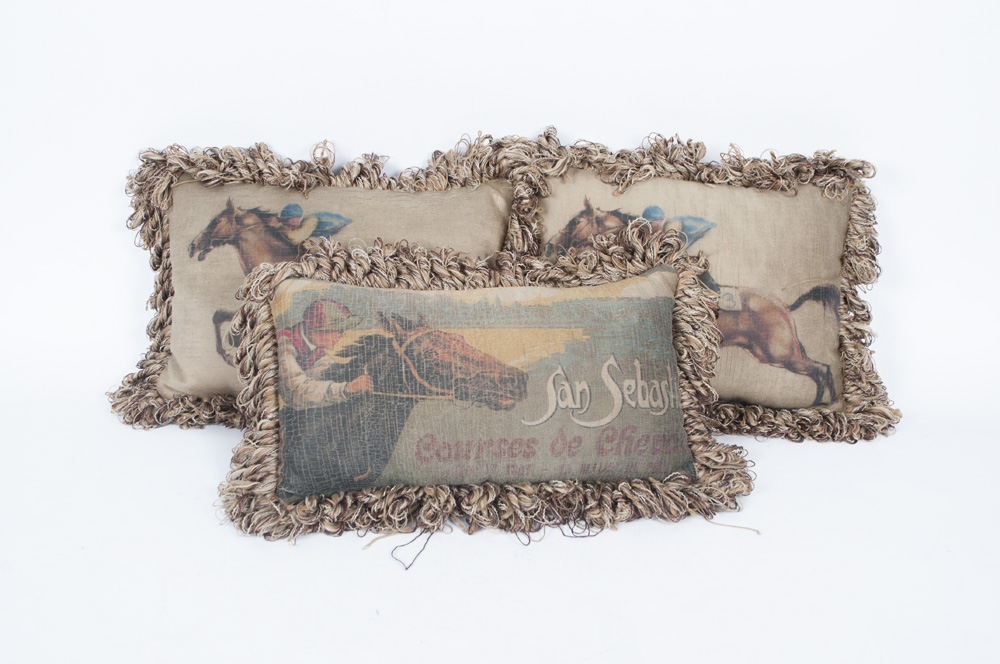 Equestrian Themed Throw Pillows