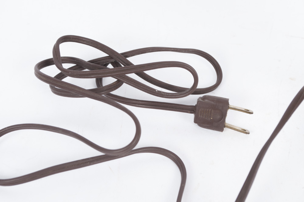 Vintage Iridescent Glass Lamp