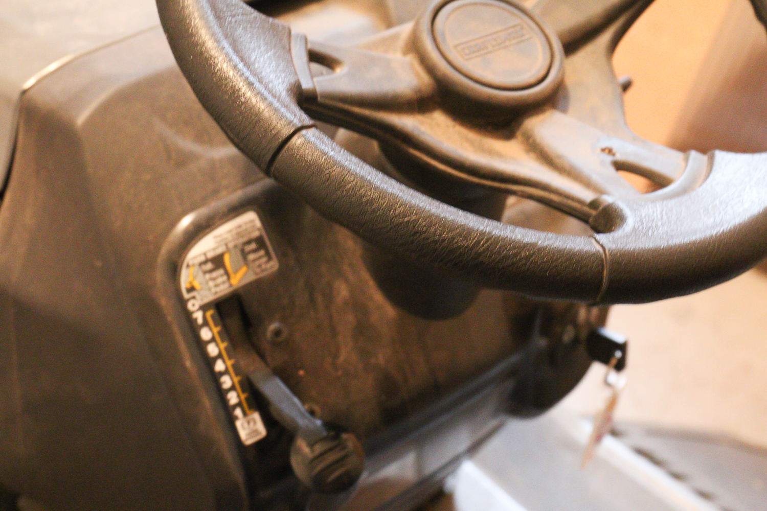 Craftsman LT 1500 Riding Lawn Mower with Gas Cans