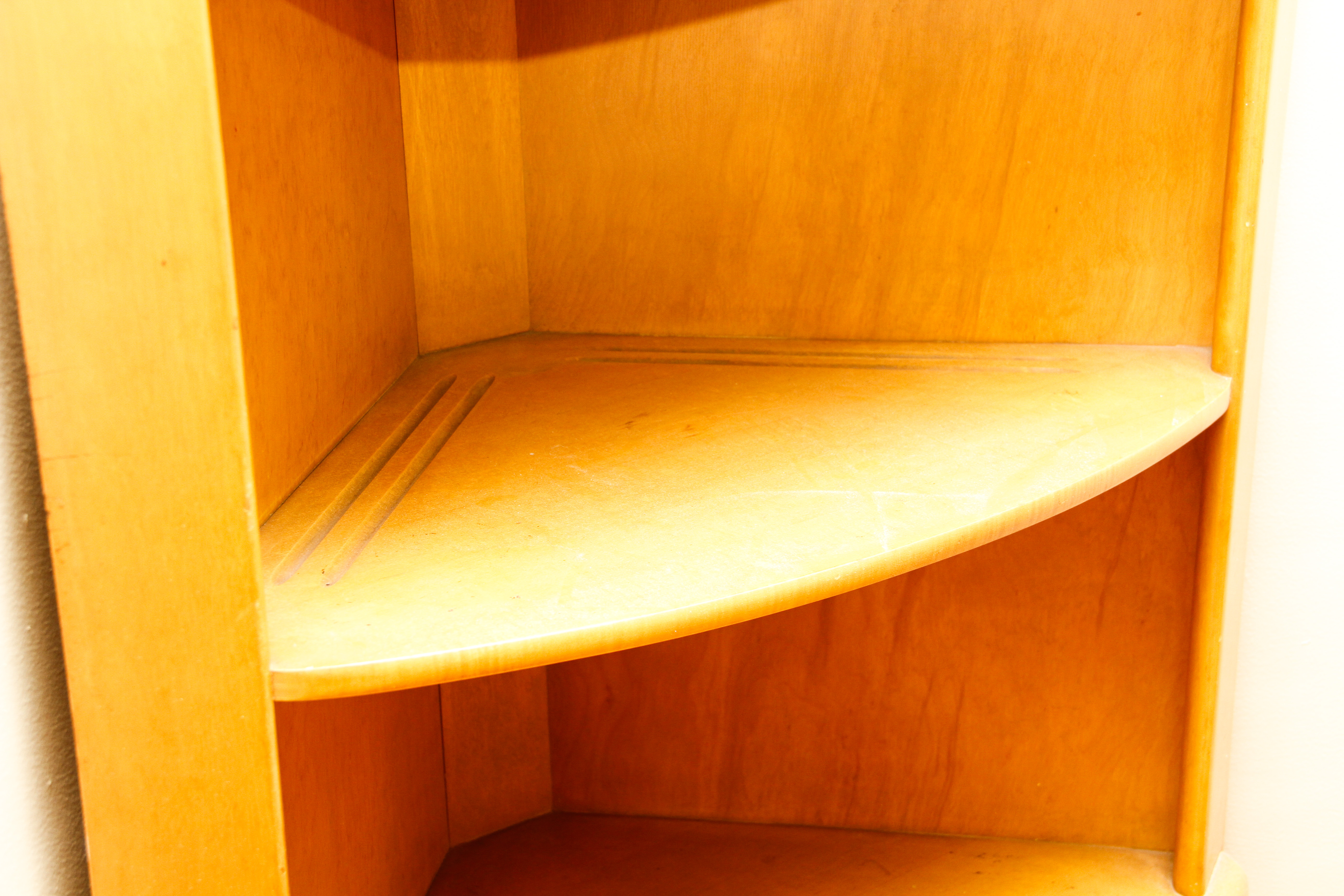 Heywood Wakefield Mid Century Modern Corner Cabinet