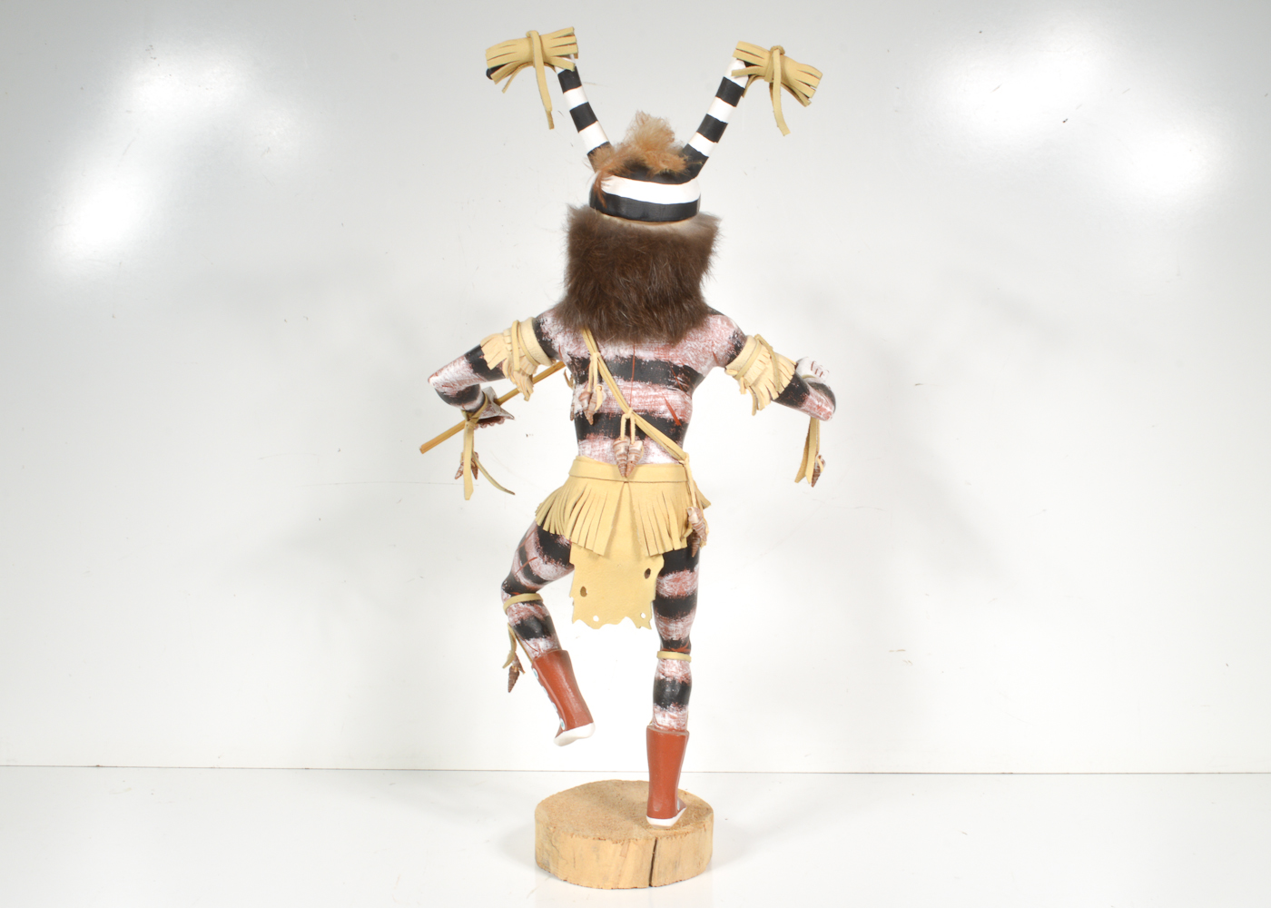 Signed Kachina "Clown" Doll