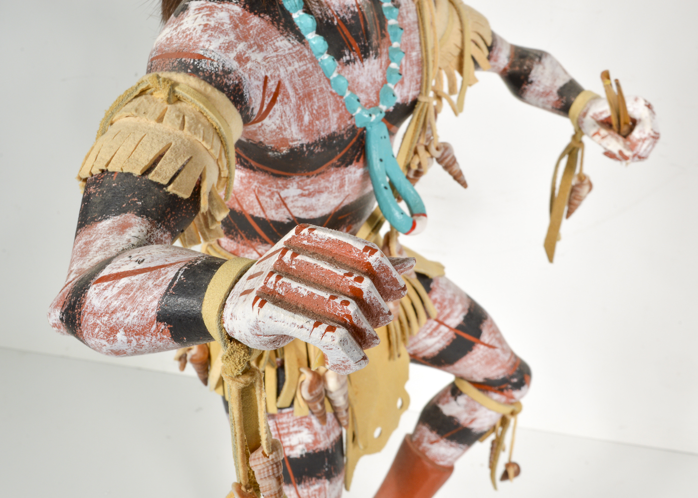 Signed Kachina "Clown" Doll