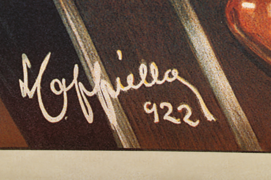 Offset Lithograph after Cappiello "La Victoria Aduino Per Caffe' Espresso"