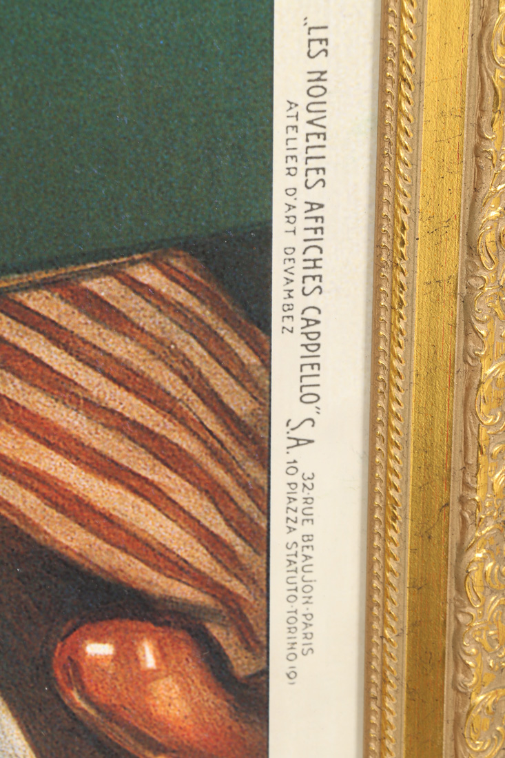 Offset Lithograph after Cappiello "La Victoria Aduino Per Caffe' Espresso"