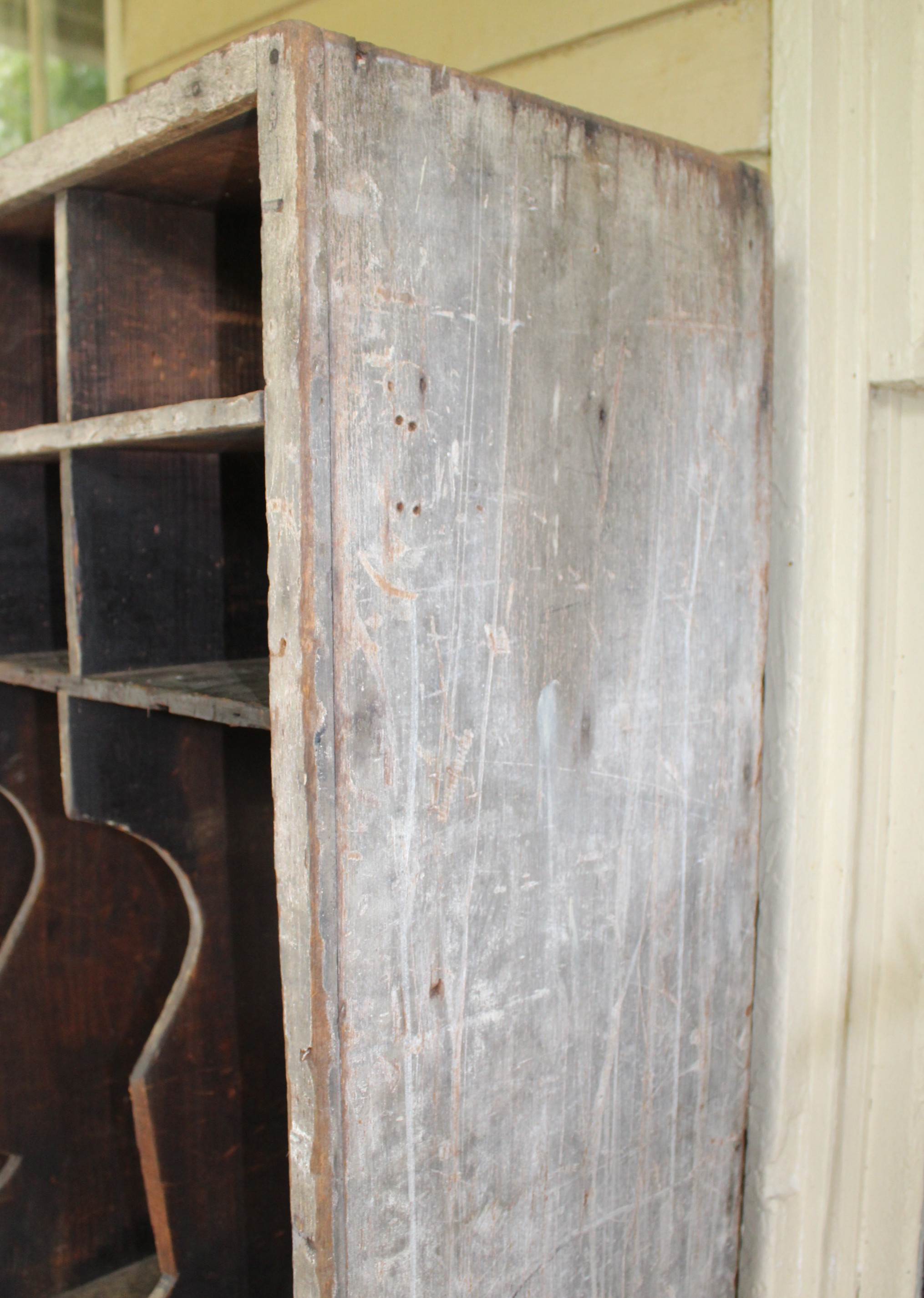 Antique Mail Room Cabinet