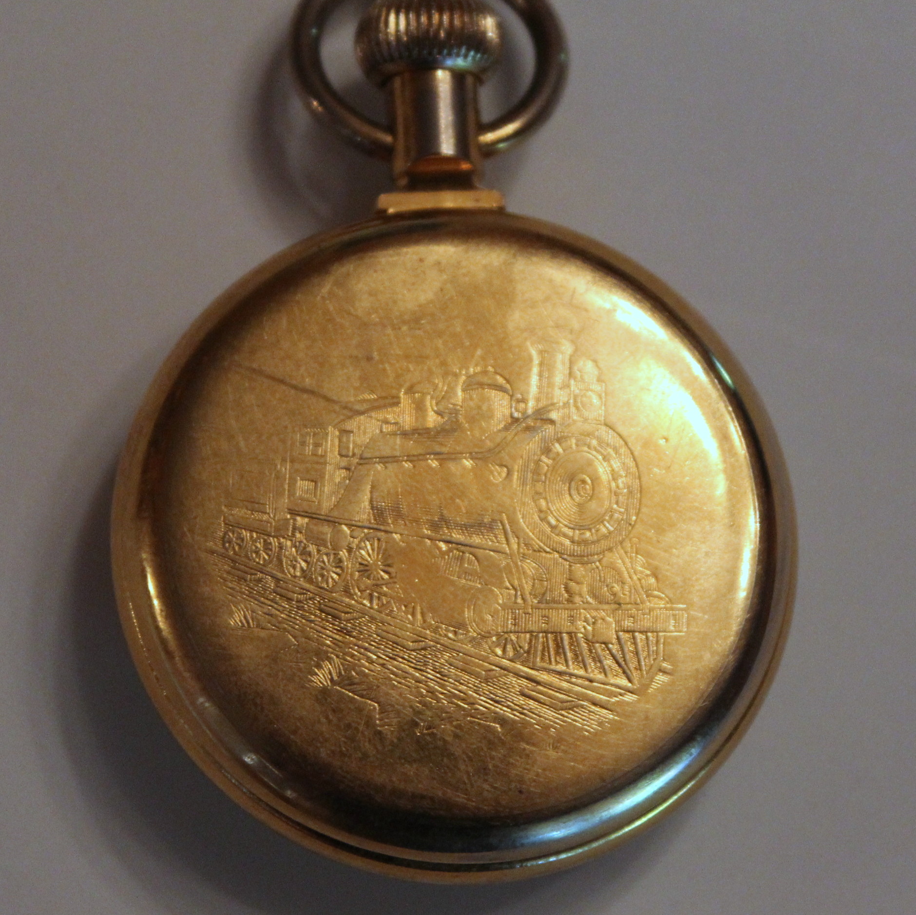 Westclox Pocket Watch With Chain Fob