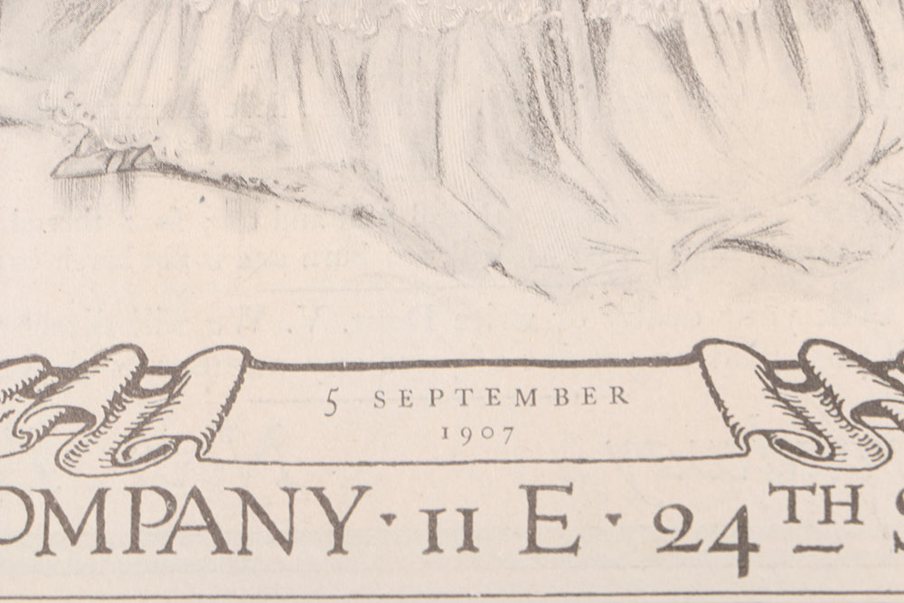 Antique September 1907 Vogue Magazine