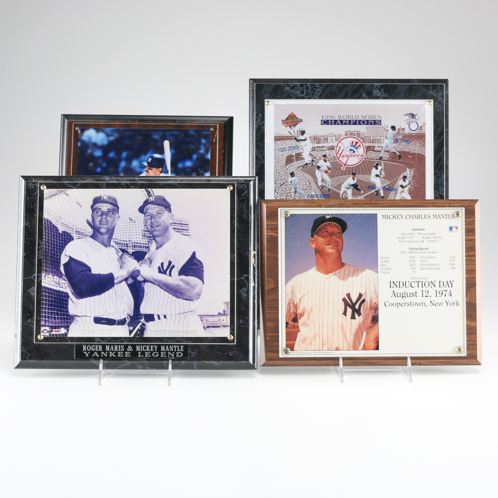 Vintage New York Yankees Plaques