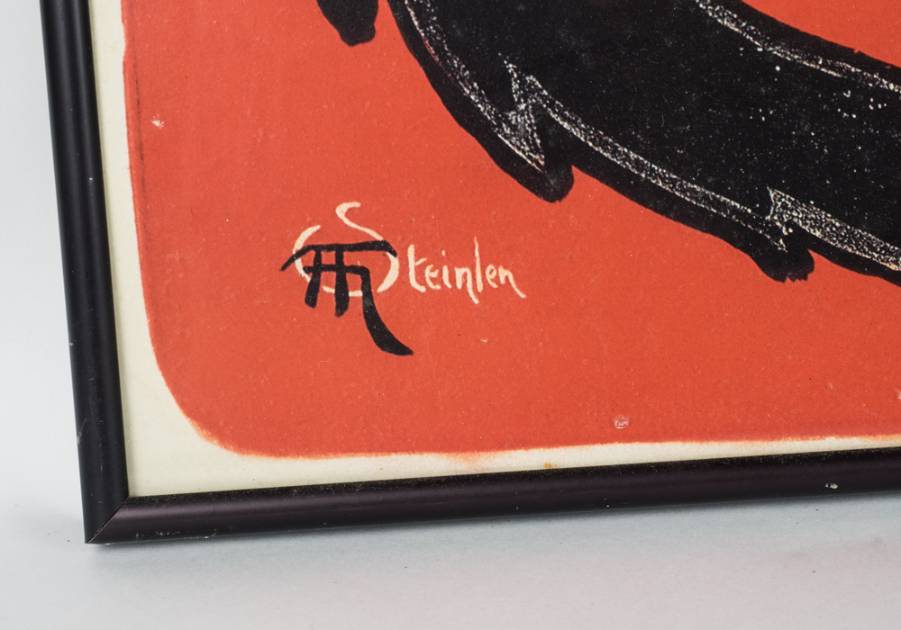 After Theophile Steinlen "Le Chat Noir" Offset Lithograph Poster