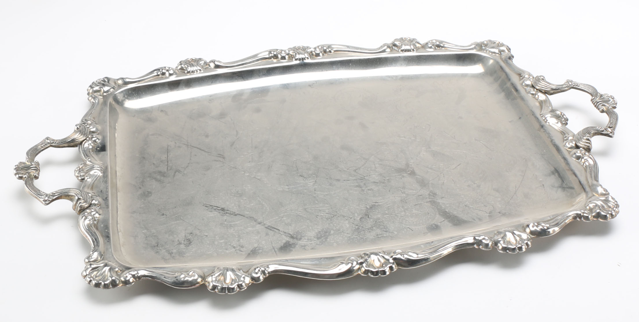 E.P. Brass Silver Plate Tea Set