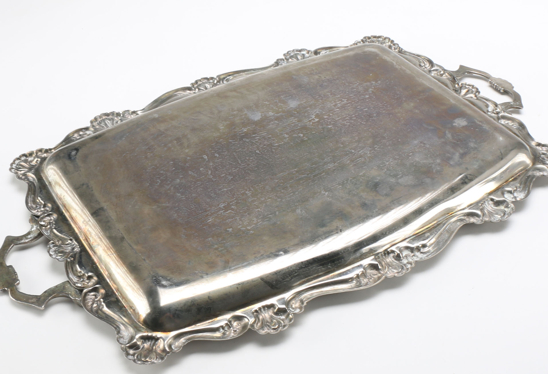 E.P. Brass Silver Plate Tea Set