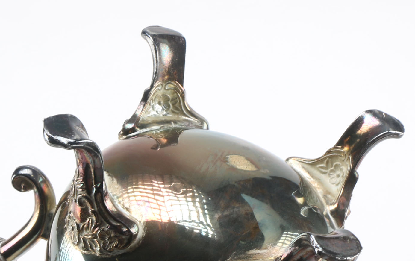 E.P. Brass Silver Plate Tea Set