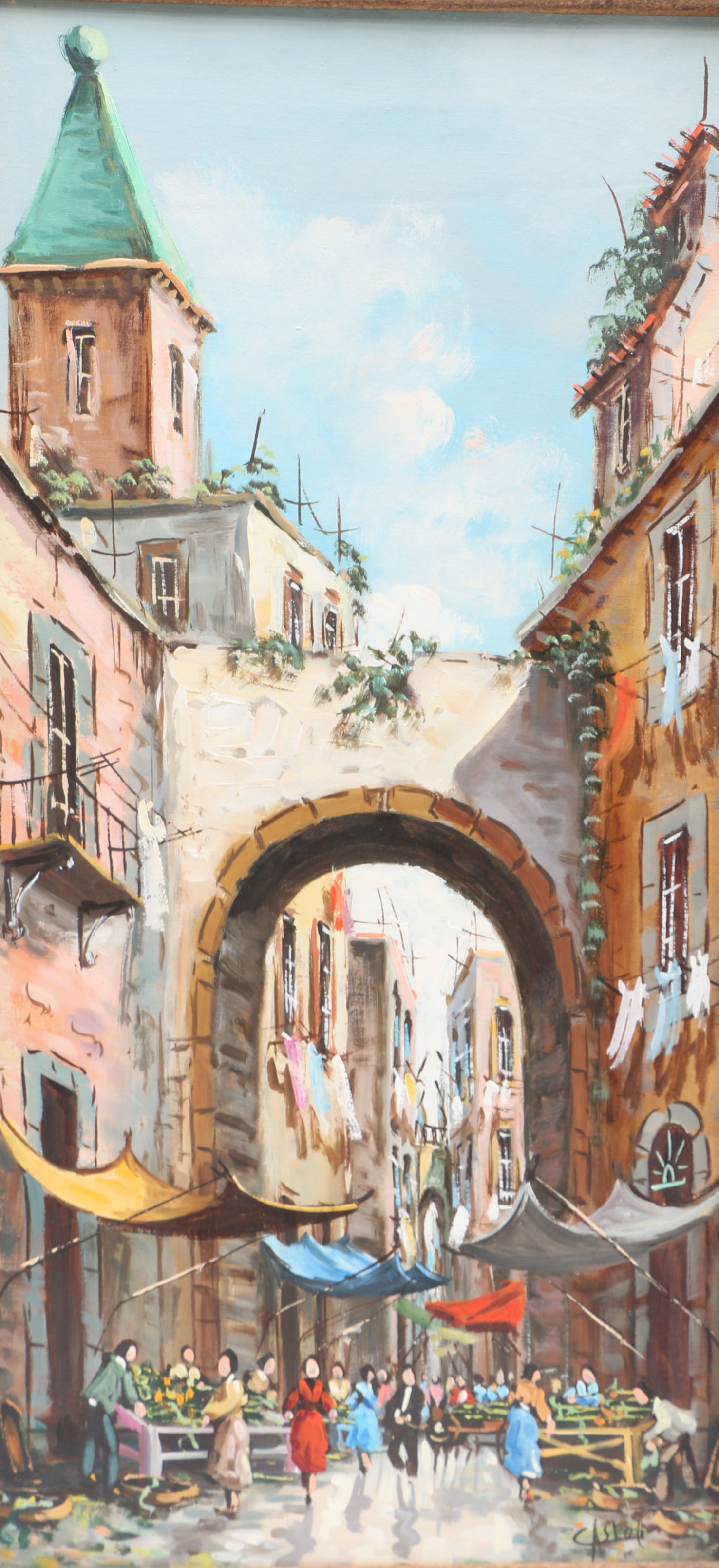 Original Framed Acrylic Painting by Castoli