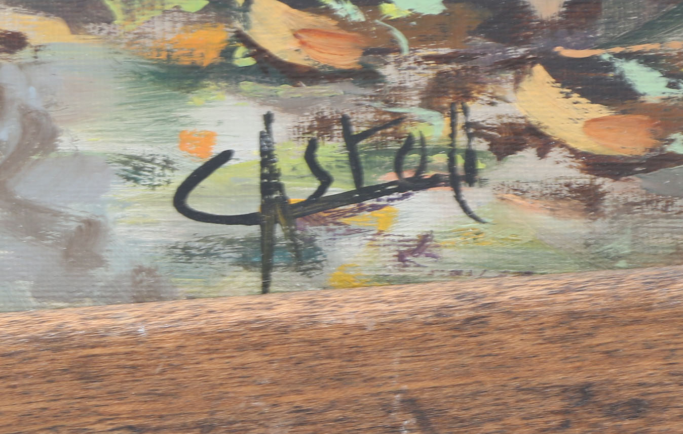 Original Framed Acrylic Painting by Castoli