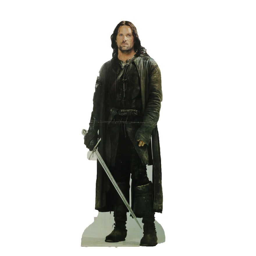 2002 "The Lord of the Rings" Aragorn Movie Cardboard Cutout