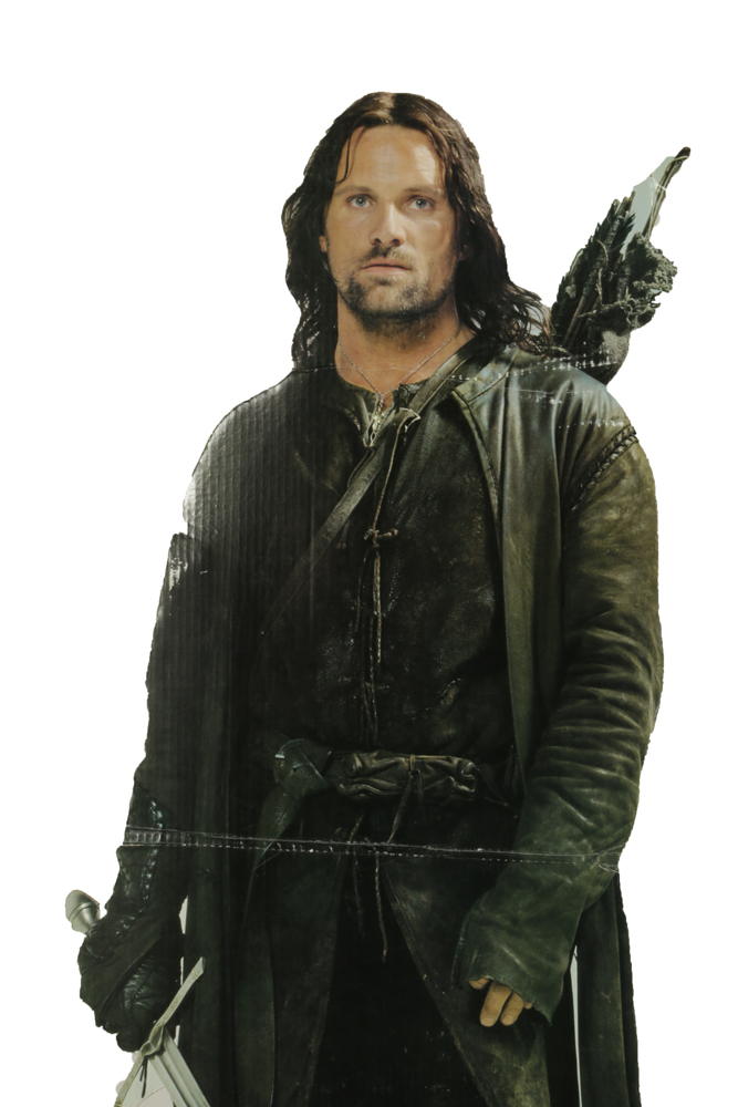 2002 "The Lord of the Rings" Aragorn Movie Cardboard Cutout