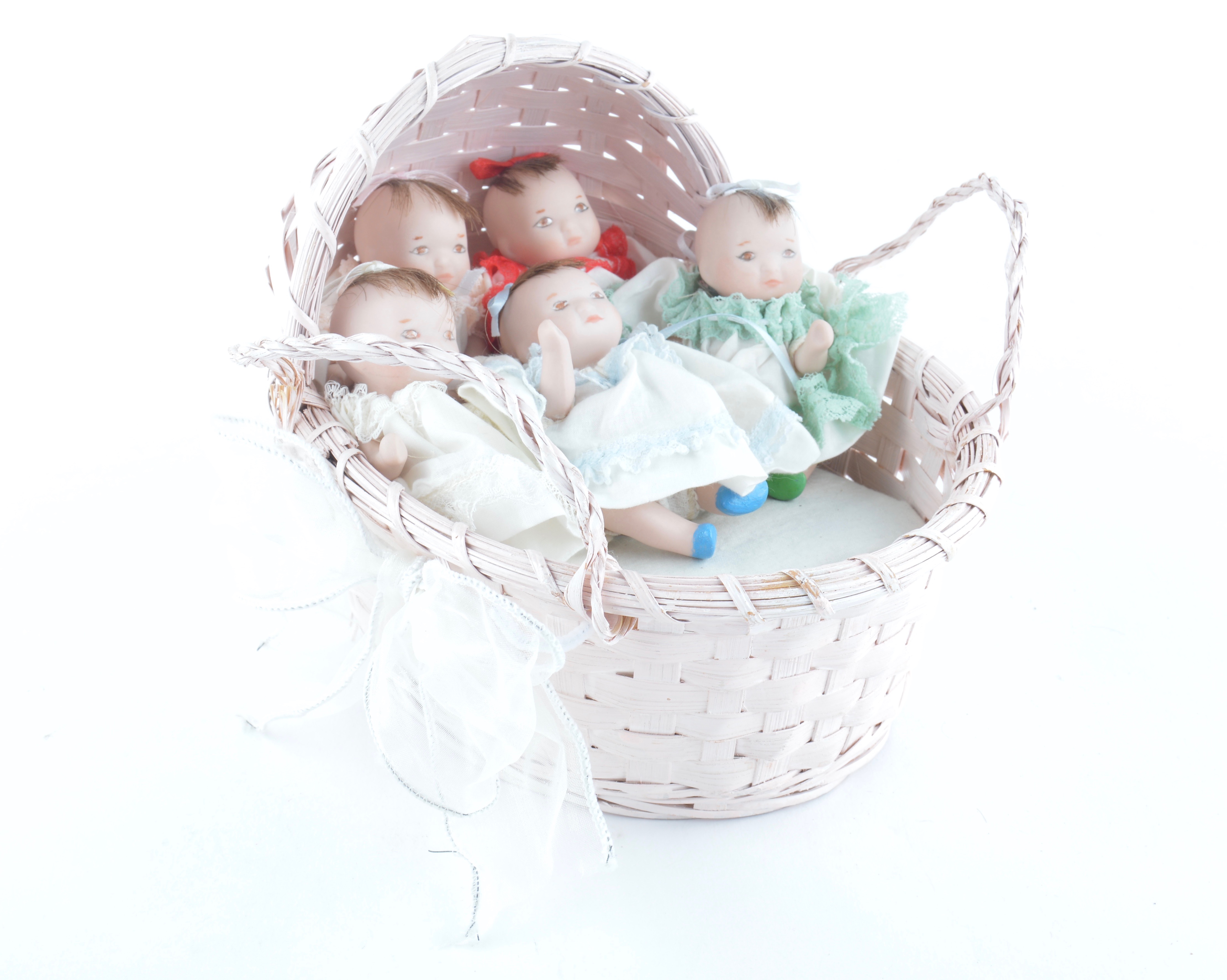 Vintage Bisque Mini-Baby Groups