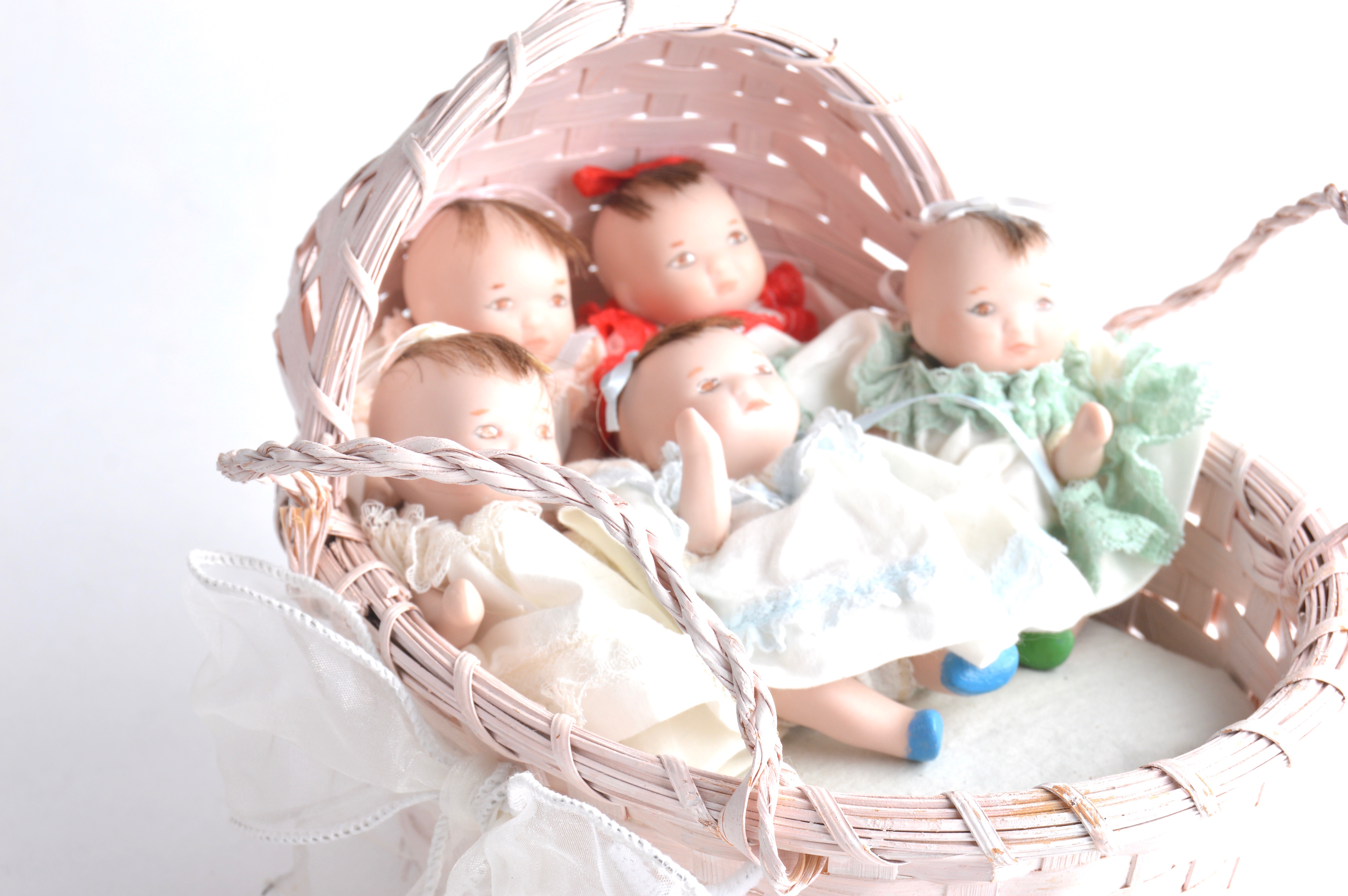 Vintage Bisque Mini-Baby Groups
