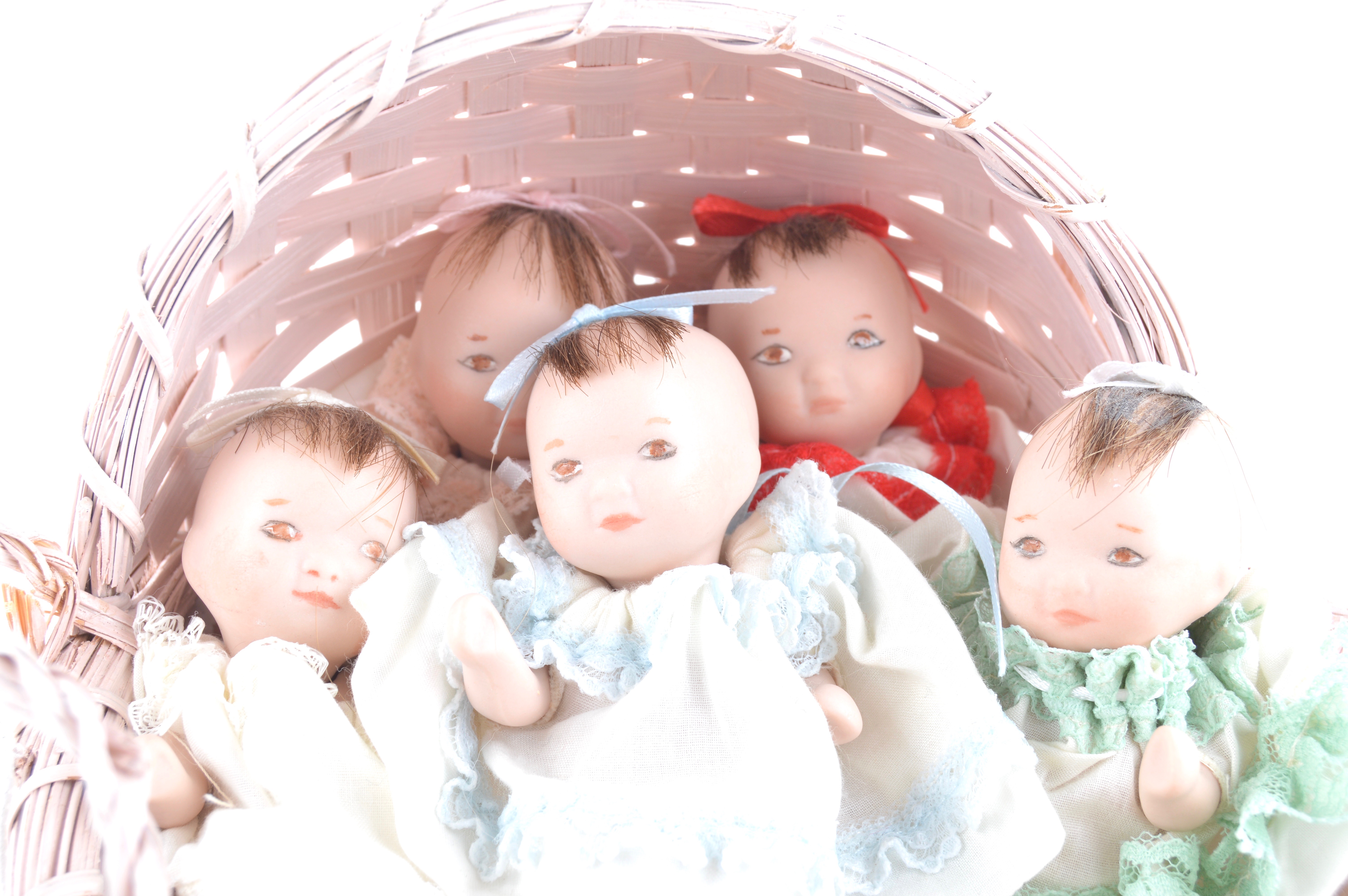 Vintage Bisque Mini-Baby Groups